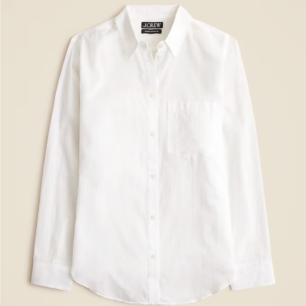 J.‎ Crew Garçon classic shirt in cotton voile Size 6